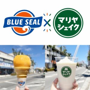 沖縄でお馴染みのブルーシールアイスや、石垣島で長く愛されているマリヤシェイクをご用意しています！